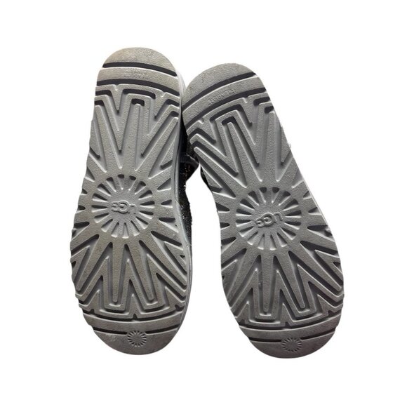 UGG Classic Short Cosmos Sequin Boots Silver Gold SIZE 9 - Picture 8 of 8